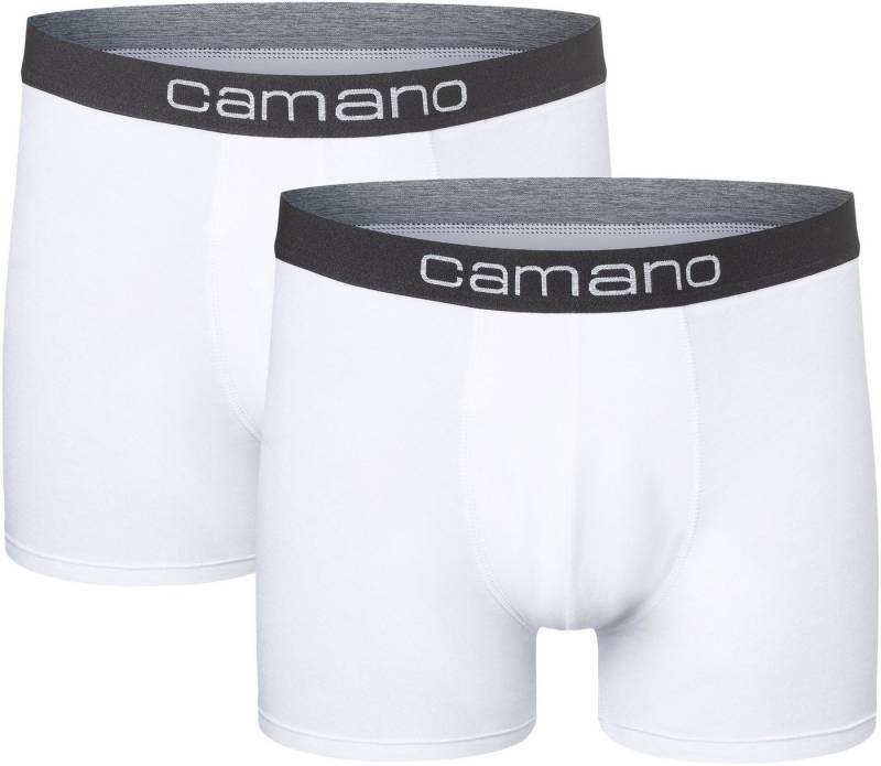 Camano Boxershorts comfort (2er Pack) mit elastischem Logobund von Camano