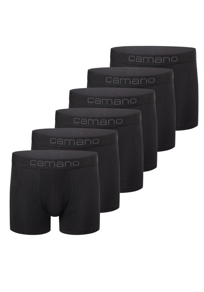 Camano Boxershorts (6er Pack) mit Stretch-Logobund von Camano