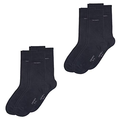 Camano CA-SOFT Cotton Socken 4er Pack, Größe:39-42;Farbe:Navy (04) von Camano