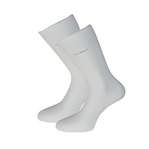 Camano CA-SOFT Cotton Socken 8er Pack, Größe:43-46;Farbe:white von Camano