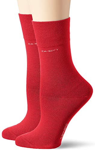 Camano Damen 3642 Socken, Rot (True Red 0041), 35-38 EU von Camano