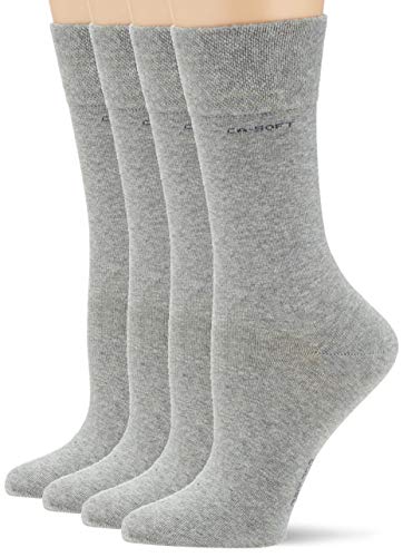 Camano Damen 3642000 Socken, hellgrau, 39-42 EU von Camano