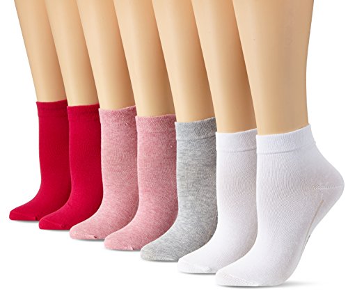 Camano Damen 9101 Füßlinge, Pink (Pink Mel. 0013), 39/42 (7er Pack) von Camano