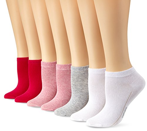 Camano Damen 9102 Füßlinge, Pink (Pink Mel. 0013), 39/42 (7er Pack) von Camano