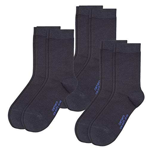 Camano Damen CA-Soft Socken 6er Pack, Größe:39-42, Farbe:Navy (5999) von Camano