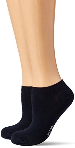 Camano Damen 3318 Füßlinge, Blau (Navy 0004), 35/38 (2er Pack) von Camano