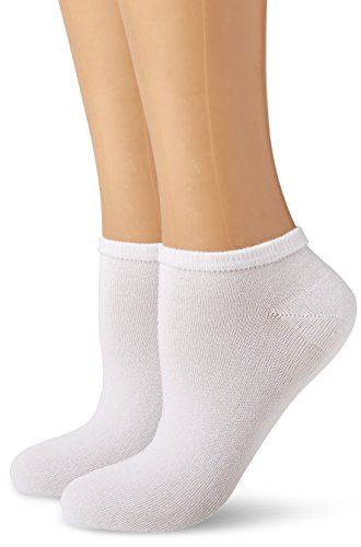 Camano Damen 3318 Füßlinge, Weiß (White 0001), 35/38 (2er Pack) von Camano