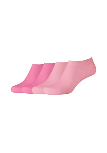 camano Damen Online Women Cotton fine Invisible Sneaker 4p, Azalea pink, 39-42 von Camano