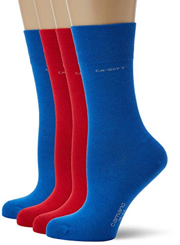 Camano Herren 3642000 Socken, blau/rot, 39-42 EU von Camano