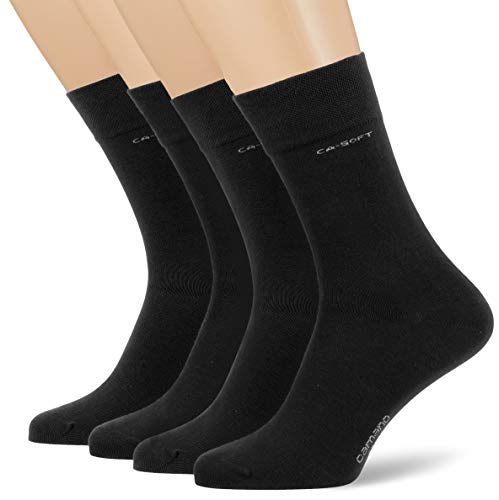 Camano Herren 3642000 Socken, Schwarz, 35-38 EU von Camano