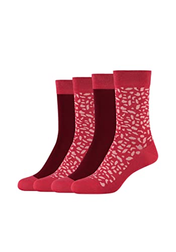 Camano Damen Socken 4er Pack 35/38 rose wine von Camano