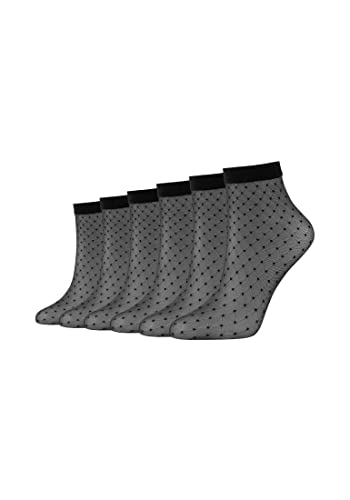 Camano Damen Socken 6er Pack L/XL black von Camano