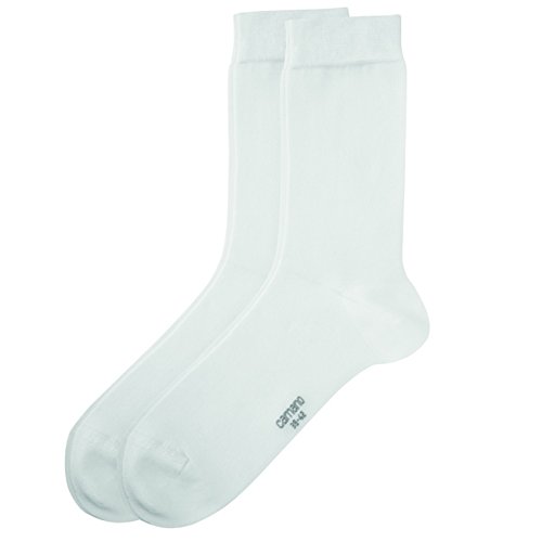 Camano Damen Socken Silky Feeling 4er Pack, Größe:35-38;Farbe:White (01) von Camano