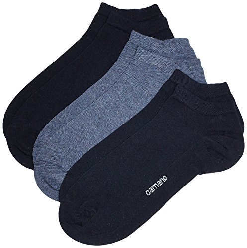 Camano Unisex 3003 Sneakersocken, Navy Combination (Navy Combination), 35-38 (3er Pack) von Camano