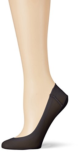 Camano Damen Women Fashion Footie Lacercut 2p Füßlinge & Sneakersocken, Schwarz (Black 05), (39/42) (2er Pack) von Camano