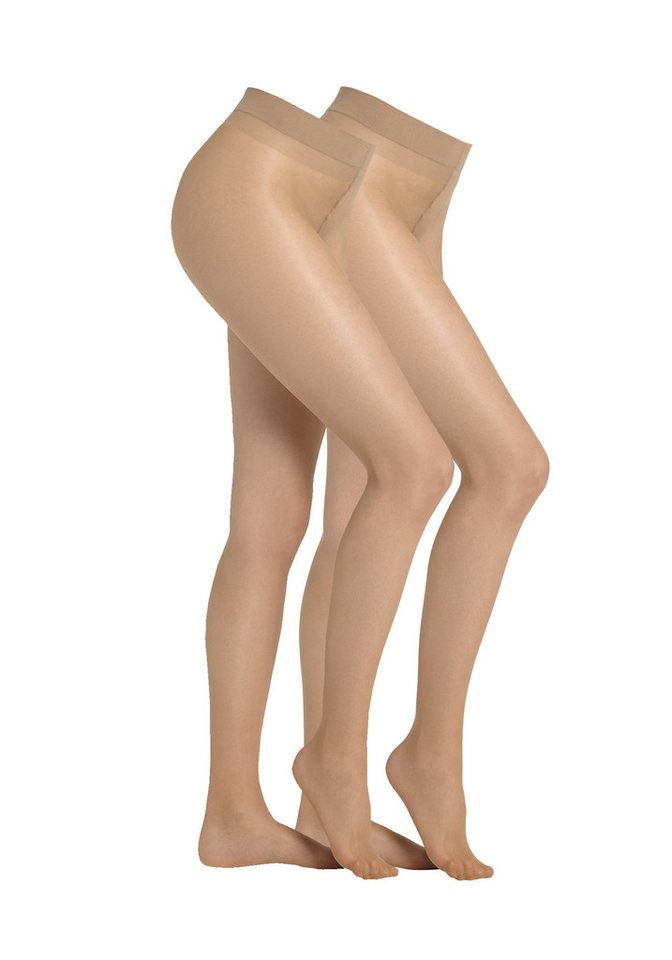 Camano Feinstrumpfhose fine everyday 20 DEN (2er Pack) mit seidig mattem Look von Camano