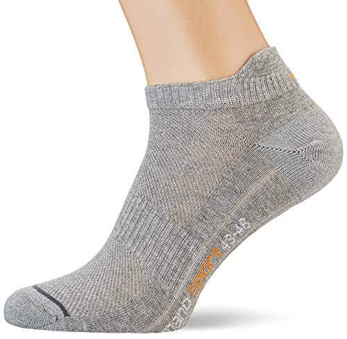 Camano Herren 1145000 Füßlinge, Grau (Light Grey Melange 9300), (Herstellergröße: 39/42) (2er Pack) von Camano