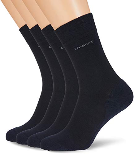 Camano Herren 3652000 Socken, Blau (Navy 0004), 43/46 (4er Pack) von Camano