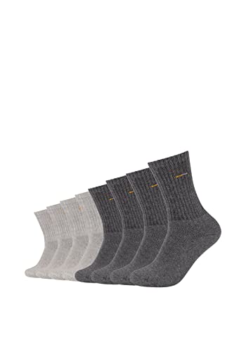 Camano Herren 5941 Sport Socks 8 Paar Sportsocken, Grau (Grey 10), (Herstellergröße: 43/46) (8er Pack) von Camano