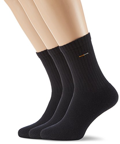 Camano Herren 5943 Sportsocken, Schwarz (Black 5), (Herstellergröße: 39/42) (3er Pack) von Camano