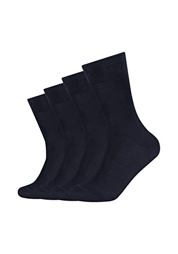 Camano Herren Online Men Mercerised Cotton 4er Pack Socken, Navy, 39 EU von Camano