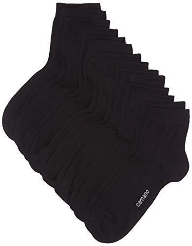 camano GmbH Co KG Herren 3023 Ca-soft quarter 7 par Socken, Schwarz, 35-38 EU von Camano