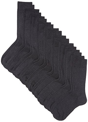 Camano Herren 3403 Ca-cotton sokker 9 par Socken, dunkelgrau, 43-46 EU von Camano