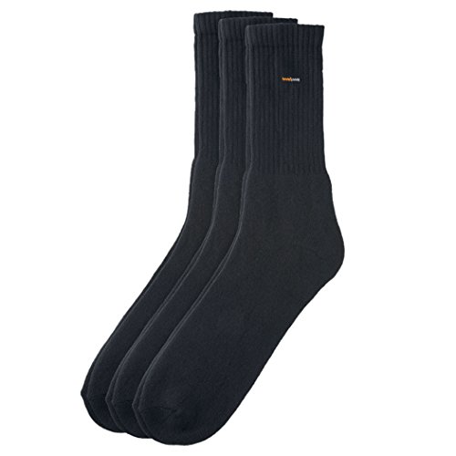 Camano Herren Sportsocken, Freizeitsocken schwarz, navy, grau 9 Paar (39-42, schwarz) von Camano