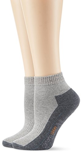 Camano Herren 5932 Sportsocken, Grau (Grey 10), (Herstellergröße: 39/42) (2er Pack) von Camano