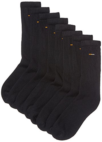 Camano Herren 5941 Sport Socks 8 Paar Sportsocken, Schwarz (Black 05), (Herstellergröße: 39/42) (8er Pack) von Camano