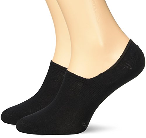 Camano Herren Unisex Fashion Sneaker Invisible 2p Füßlinge, Schwarz (Black 5), 35/38 (2er Pack) von Camano