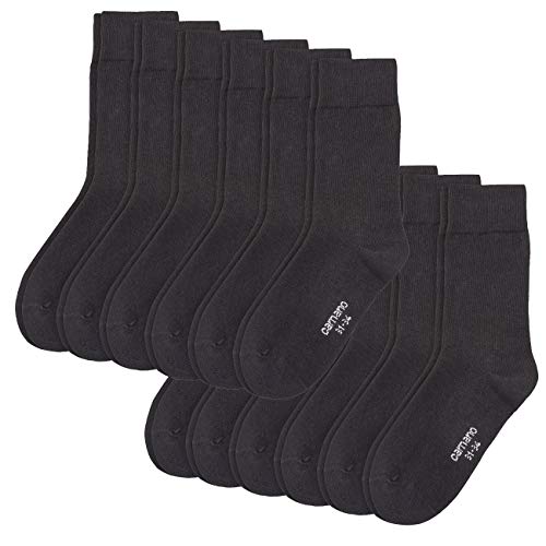 Camano Junior Socken 12er Pack, Größe:27-30, Farbe:Black (0005) von Camano