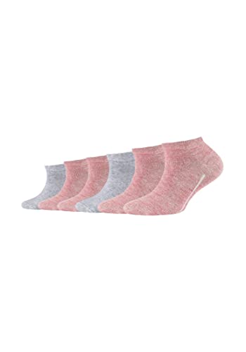 Camano Kinder Sneakersocken 6er Pack 31/34 chalk pink melange von Camano