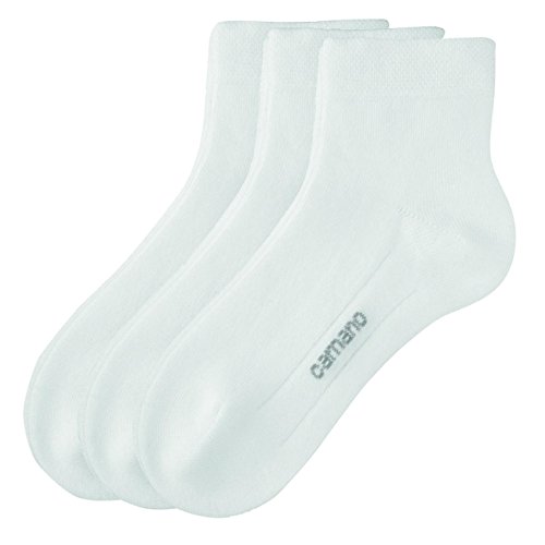 Camano Kinder Socken Ca-Soft Shorty 9er Pack, Größe:27-30;Farbe:White (01) von Camano