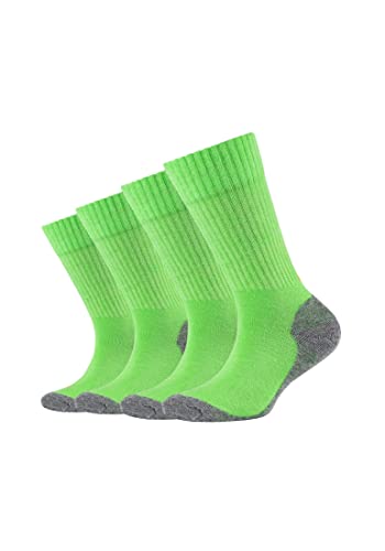 Camano Kinder Sportsocken Kinder verstärkte Sohle weich Baumwolle Anti Feuchtigkeit PRO TEX pro tex 4er Pack von Camano