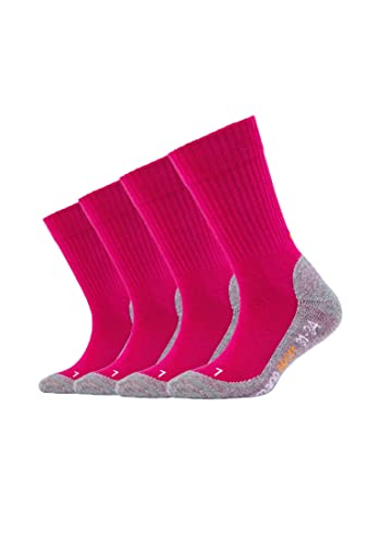 Camano Kinder Sportsocken pro tex 4er Pack 23/26 fuchsia von Camano