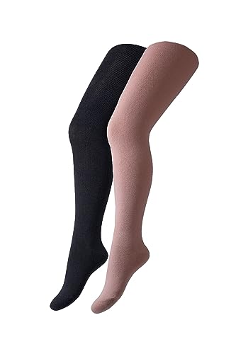 Camano Kinder Strumpfhose 2er Pack 86/92 navy + fuchsia von Camano