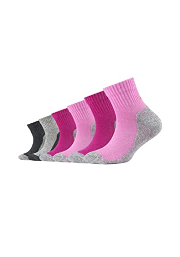 Camano Kinder Sportsocken kurz pro tex 6er Pack 31/34 fuchsia von Camano