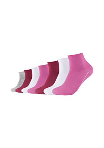 Camano Unisex Kurzsocken 7er Pack 39/42 phlox pink von Camano