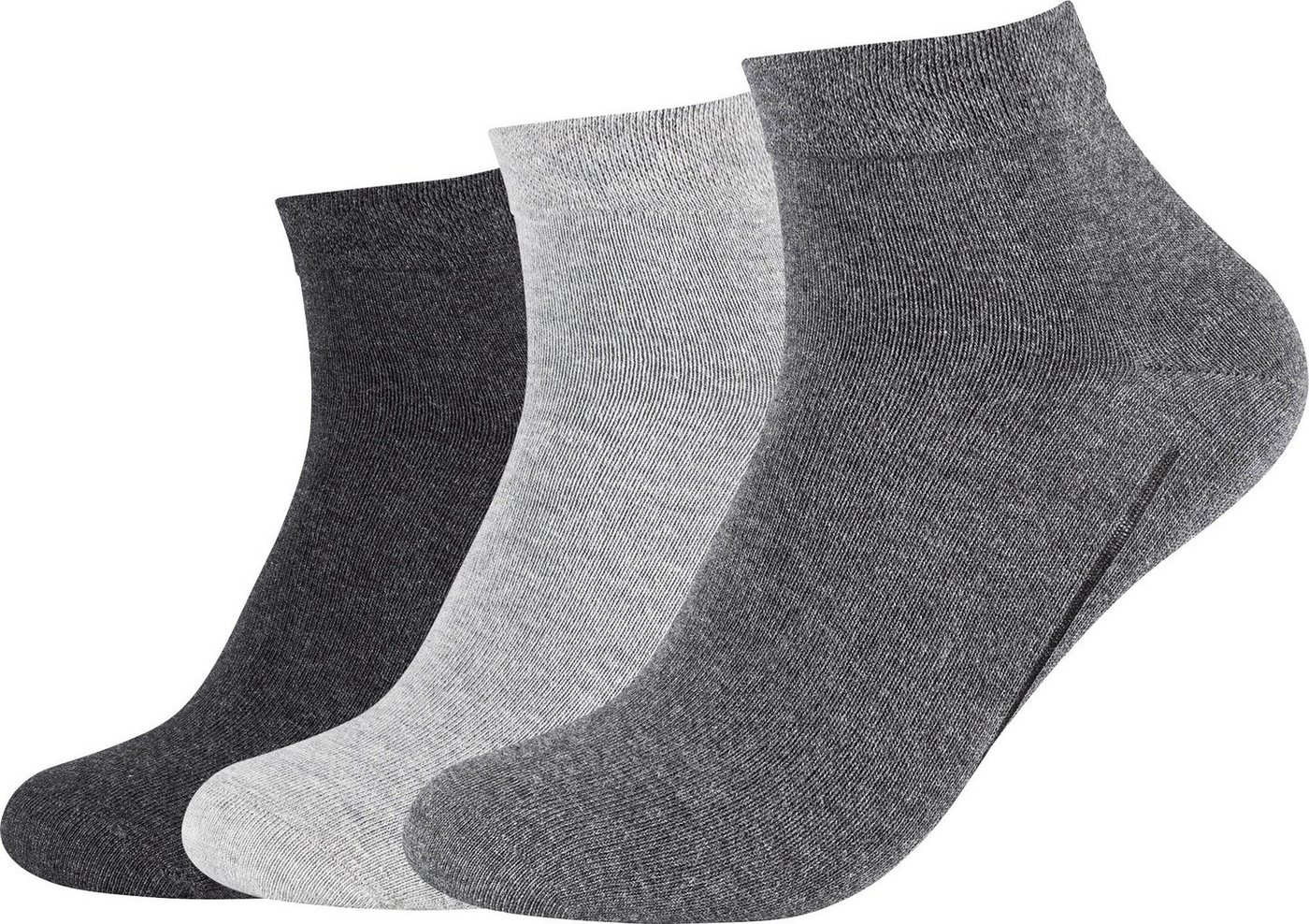 Camano Kurzsocken Bio Unisex-Kurzsocken 3 Paar Uni von Camano