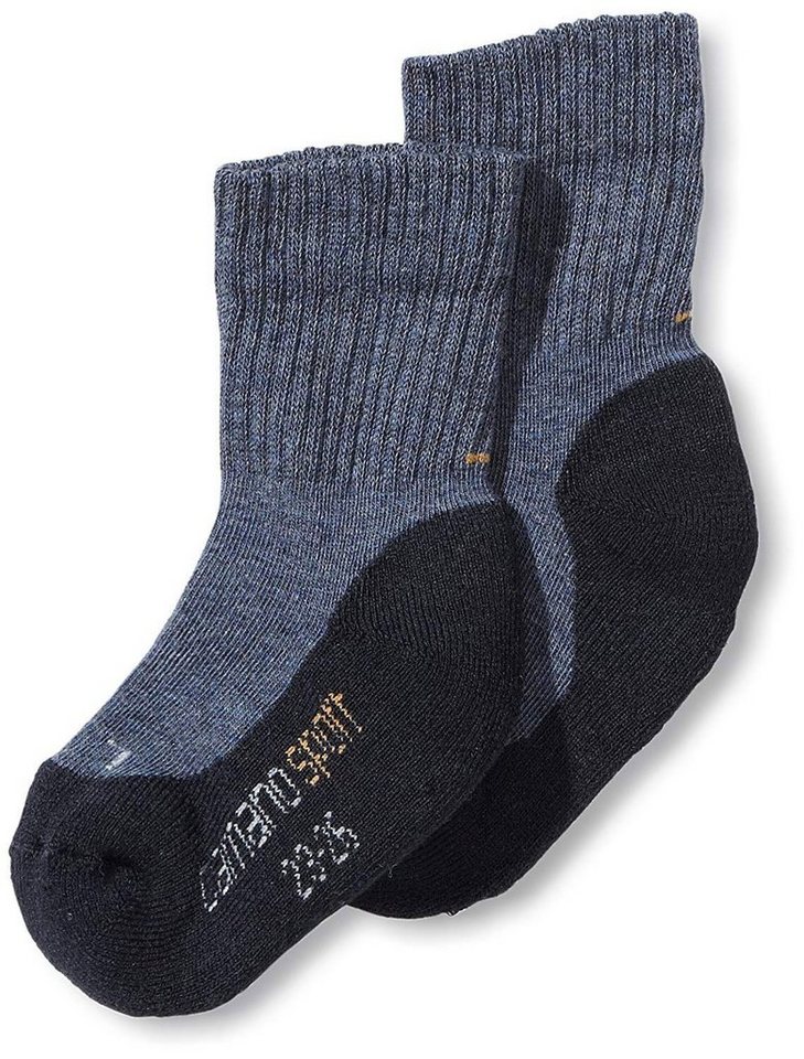 Camano Langsocken CA3721 (Packung, 2-Paar, 2 Paar) Unisex Funktionssocken klimaregulierend, Socken Kinder Mädchen Jungen von Camano