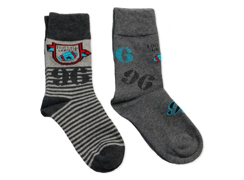 Camano Langsocken CA3770 (Packung, 4-Paar, 4 Paar) Mädchen oder Jungen Socken Strümpfe, 2x2er Pack, Socken, Baumwolle von Camano