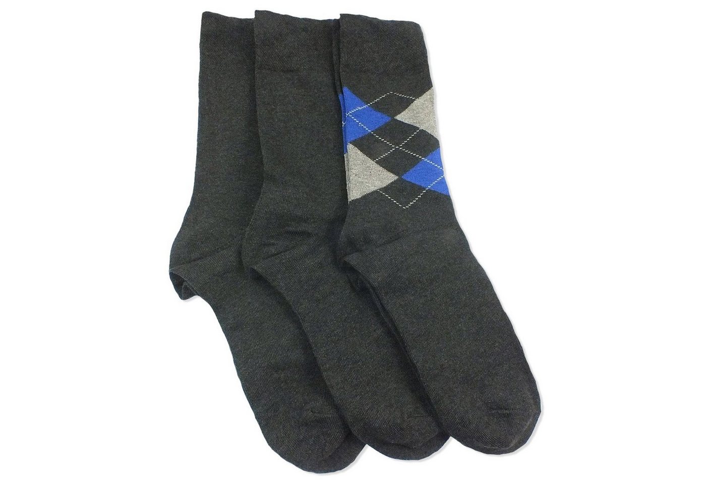 Camano Langsocken CA4903 (Packung, 3-Paar, 3 Paar) Herren Damen Unisex Business Socken Baumwolle Geschenkverpackung von Camano