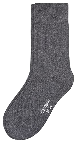 Camano Mädchen 3701 Socken, Grau (Anthracite 8), 36 (Herstellergröße: 35/38) (3er Pack) von Camano