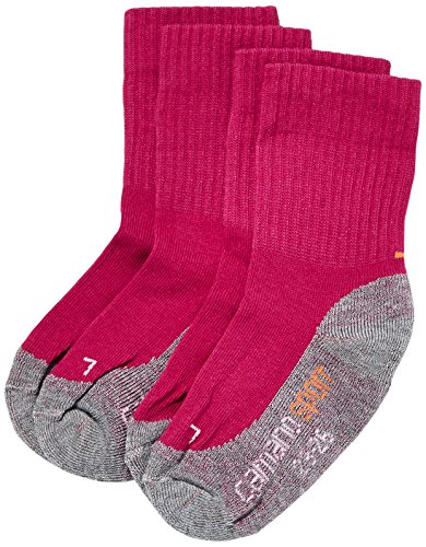 Camano Mädchen 3721 Sportsocken, 2er Pack, Rosa (Fuchsia 42), Gr. 35-38 von Camano