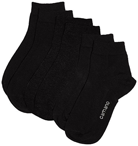 Camano Mädchen 3723 Füßlinge, 3er Pack, Schwarz (Black 5), 27-30 von Camano