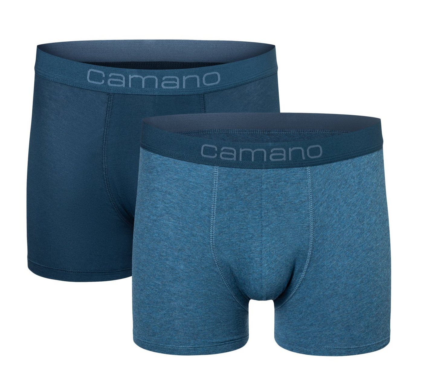 Camano Retro Pants Doppelpack Herren Boxershorts (2-St) Baumwoll- Elastan Mischung von Camano