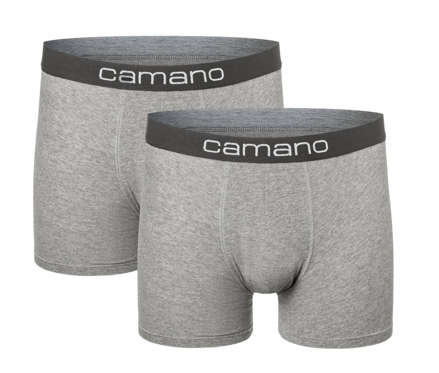 Camano Retro Pants Doppelpack Herren Boxershorts (2-St) Baumwoll- Elastan Mischung von Camano