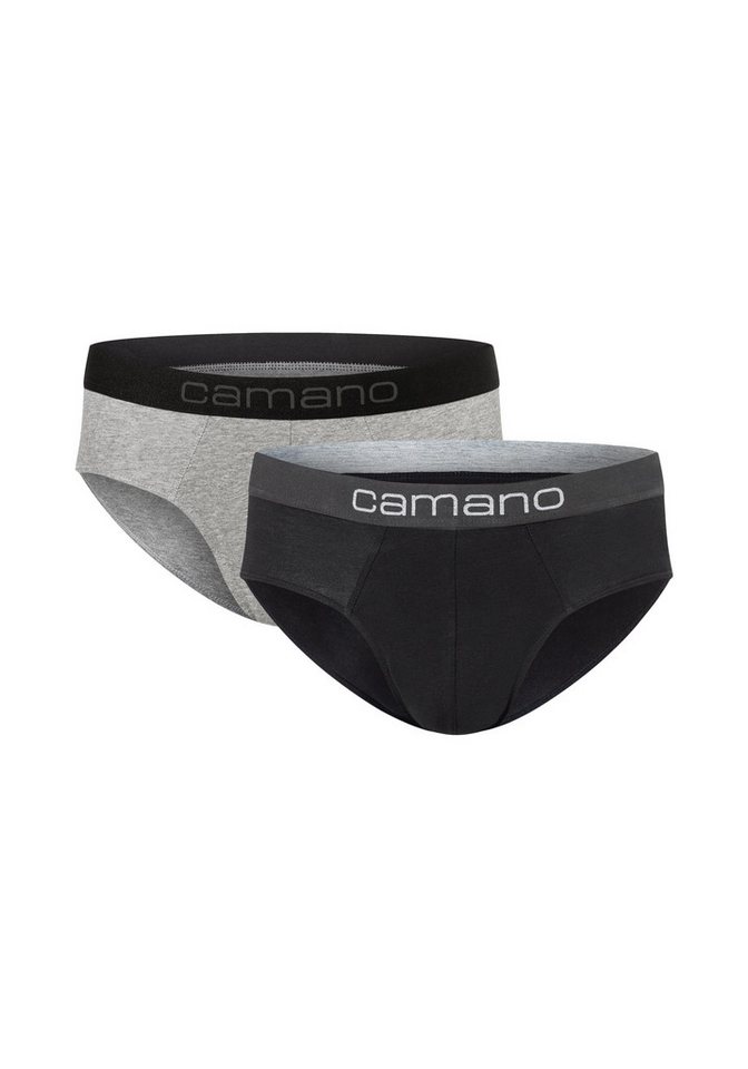 Camano Slip (2er Pack) mit elastischem Logobund von Camano