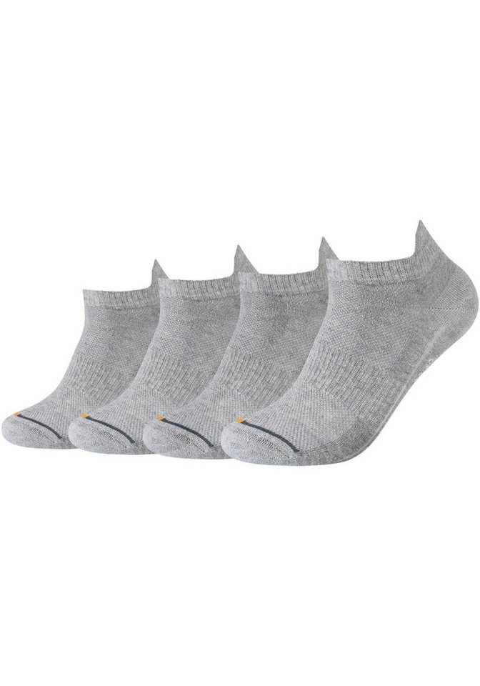 Camano Sneakersocken (Packung, 4-Paar) Ferse und Zehen mit Micro-Plüsch von Camano